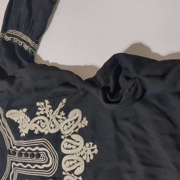 Hot & Delicious Embroidered Tassel Dress women size L - Picture 6 of 11